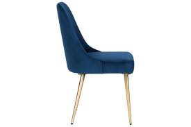 Blue velvet chairs, blue velvet sofas, blue velvet headboards, blue velvet everything! Trishcott Dining Chair Ashley Furniture Homestore