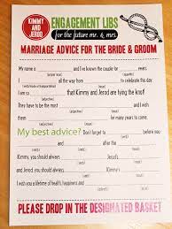 For an awesome time of love and laughter, plan an evening or afternoon full of different game options! Cute Thing For Guest To Fill Out Engagement Libs Engagement Party Games Wedding Party Games Engagement Party Activities