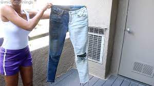 Check spelling or type a new query. Diy Two Tone Half Bleached Jeans 6 Steps With Pictures Instructables