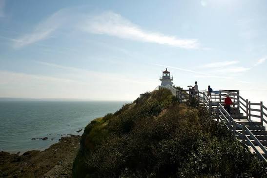 Margaretsville Lighthouse & Bay of Fundy