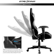 Gtracing High Back Gaming Chair Fabric And Pu Racing Chair Backrest And Height Adjustable E Sports Chair Ergonomic Com Sport Chair Racing Chair Ergonomic Chair