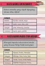 ﻿ kata nama khas tak hidup bukan manusia ﻿ toyota. Nota Bahasa Melayu Smart Mind Home Centre Tangkak Facebook
