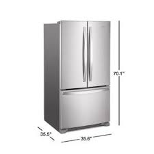 Whirlpool 25 Cu Ft French Door Refrigerator In Fingerprint Resistant Stainless Steel With Internal Water Dispenser Wrf535swhz The Home Depot Stainless Steel French Door Refrigerator French Door Refrigerator French Doors