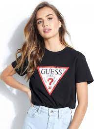 Guess Γυναικεια Μπλουζα Ss Classic Fit Logo - Γυναικείες Μπλούζες -  Shopistas