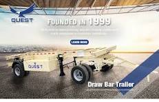 4 Axles Drawbar Towing Dolly 20FT 32FT 40 FT Skeleton ...