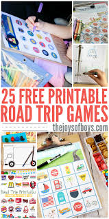 Free Printable Road Trip Games Printable Road Trip Games Road Trip Fun Road Trip Games