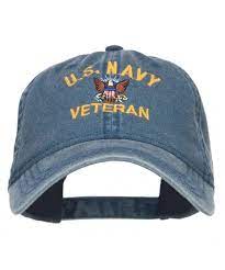 Us Navy Veteran Military Embroidered Washed Cap Navy C517y0duscn Navy Veteran Hats For Men Washed Cap