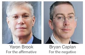 Yaron Brook vs. Bryan Caplan: A Soho Forum Debate — The Soho Forum