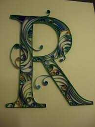Download these free printable calligraphy letters for your craft projects or use free printable calligraphy letters to learn calligraphy. Quilled Monograms Cheap Easy No Special Equipment 6 Steps With Pictures Instructables