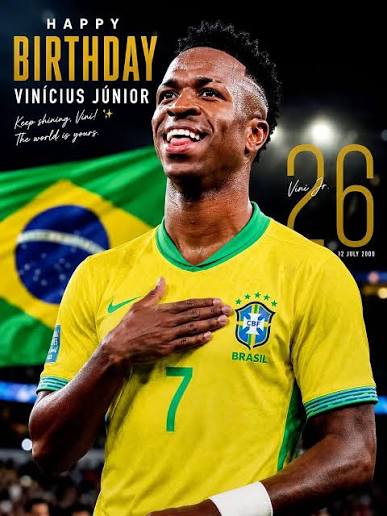 Real Madrid Mumbai Fan Club. | Happy Birthday Vinicius. 🔥💯 #ViniciusJr #RealMadridMumbai #HalaMadrid #ViniJr #Vinicius #RealMadrid #BrazilCBF | Instagram