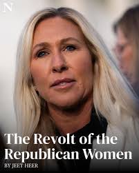 Mike Johnson's alienation of the women in his caucus is all the odder  because, without their support, he can't survive.  https://www.thenation.com/article/politics/republican-women-mike-johnson-sexism/