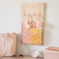 Key And Letter Holder 28 X 47 Cm Maisons Du Monde Small Storage Basket Key And Letter Holder Key Holder Diy