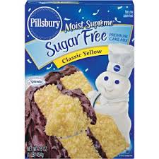 Pillsbury Moist Supreme Sugar Free Classic Yellow Premium Cake Mix 16 Oz Walmart Com Sugar Free Cake Mix Recipe Sugar Free Cake Cake Mix Recipes