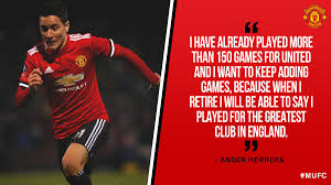 Herrera wants contract extension at man utd as talks continue. Manchester United On Twitter Anderherrera Is Loving Life At Mufc
