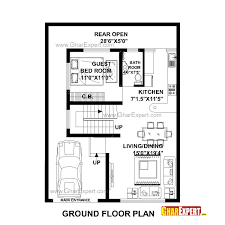 Skp skp oth dae dwg fbx obj. House Plan For 30 Feet By 40 Feet Plot Plot Size 133 Square Yards Gharexpert Com