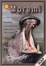 Moremi game reserve is the legendary wildlife heart of the okavango delta. The Shell Tourist Map Of Moremi Game Reserve At Namibiana Buchdepot