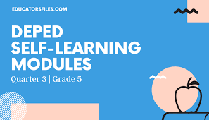 Module in mapeh grade 7 quarter: Grade 5 Deped Self Learning Modules Quarter 3 Educators Files
