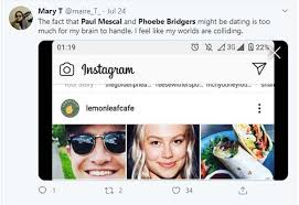 Phoebe bridgers of better oblivion community center performs during the 2019 outside lands festival at golden gate park. Paul Mescal Und Us Sangerin Phoebe Bridgers Funke Dating Geruchte Auf Nachdem Sie Das Fruhstuck Zusammen Aktuelle Boulevard Nachrichten Und Fotogalerien Zu Stars Sternchen