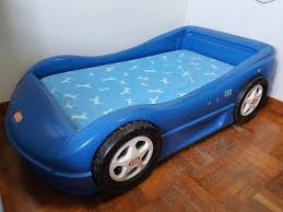 I also show the box spring that i use for the bed. Little Tikes Race Car Bed Blue Babies Kids Baby Nursery Kids Furniture Childrens Beds On Carousell