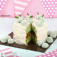 250 gr kelapa parut agak muda; Klepon Cake Mary Memasak