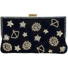 la regale celestial pouch clutch 185 bam liked on polyvore featuring bags handbags clutches navy blue nav navy blue handbags navy purse navy blue purse