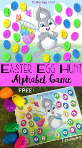 The english alphabet consists of 26 letters. Easter Egg Hunt Alphabet Game Free Printable Totschooling Toddler Preschool Kindergarten Educational Printables