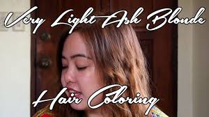 Hair Color Very Light Ash Blonde