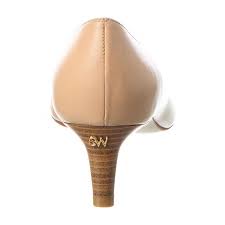 Stuart Weitzman Mara 50 Leather Pump, 7, Beige