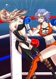 santos, 2girls, blood, boxing, boxing gloves, boxing ring, catfight,  defeat, multiple girls, unconscious - Image View - | Gelbooru - Anime Art &  Hentai Gallery - Free to Explore