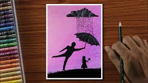 Easy Oil Pastels Drawing For Beginners Father S Day Drawing Step By Step Youtube Father S Day Drawings Oil Pastel Paintings Realistic Flower Drawing