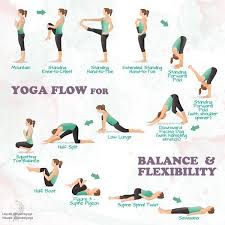 Yoga Flow For Balance And Flexibility Stretches For Quads And Hamstrings All Yoga Asanas Can Be Modified For You Yoga For Flexibility Yoga Flow Yoga Benefits