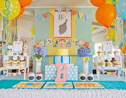 Theme 1st Birthday Party Ideas For Boys Abc Themed 1st Birthday Party Abc Birthday Parties Mens Birthday Party Decorations Alphabet Birthday