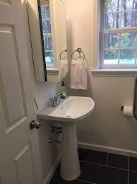 Oct 16, 2018 · the type of shower head, the length of time it takes you to shower and the cost of the water all must be considered. A Diyer Adds A Shower To A Half Bath Riverbend Home