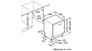 En le posant sur un meuble en hauteur, il est plus facile de charger et décharger la vaisselle sans avoir à se baisser. Siemens Sx66p191eu Lave Vaisselle 60 Cm Grande Hauteur