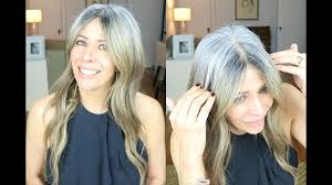 White Hair Transition Odyssey Youtube Gray Hair Growing Out Transition To Gray Hair Grey Hair Transformation