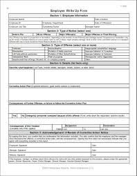 Employee Write Up Form Workplace Wizards Restaurant Consulting Employee Handbook Restaurant Management Templates