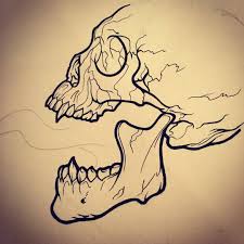 Skull Demon Drawing Sketch Illustration Artwork Tattooart Tattooaprentice Tattoo Pen Pencil Demon Drawings Skull Drawing Sketches Gothic Drawings