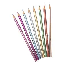 Lightweight and convenient to carry. Crayola Metallic Colored Pencils 8ct Michaels