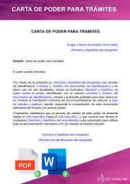 Si lo deseas también puedes descargar el formato de carta poder simple en word para editar en tu computadora. Modelos De Cartas De Poder Para Descargar Word Gratis