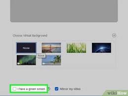 How do i get a green screen for zoom. 3 Ways To Change Your Background On Zoom Wikihow