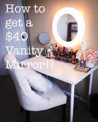 Diy Vanity California Cupcake Diy Vanity Mirror Diy Vanity Diy Vanity Mirror With Lights