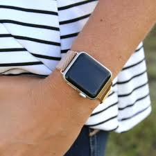 Black Apple Watch With Pink Band Apple Watch Stainless Steel Band Rose Gold Silver Gold Black Pink Gold Bands Apple Watch Bands Women Apple Watch Stainless Steel Apple Watch