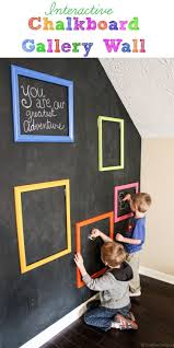 Playroom Interactive Chalkboard Gallery Wall Erin Spain Chalkboard Wall Kids Kids Chalkboard Kids Playroom Decor