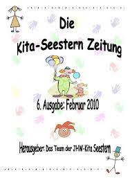 Mit diesem aushang in der schmellerstraße (isarvorstadt). Kita Zeitung 6 Ausgabe Kita Seestern