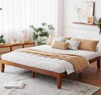 Amazon.com: Giantex Base de cama de plataforma de madera ...