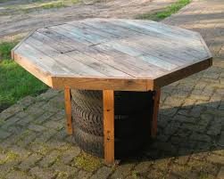 Diy Gartenmobel Aus Autoreifen Tisch Mit Alten Reifen Upcycling Autoreifen Eine Idee Von Schlueterhomedesign Diy Gartenmobel Kabeltrommel Holz Alte Reifen