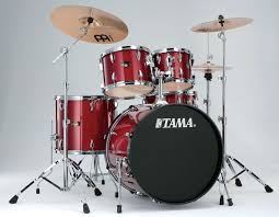 Tama Imperialstar Complete Drum Set 5 Piece 20 Kick Candy Apple Mist Drum Set Drum Kits Drums