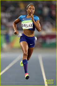 Felix will each secure a place in the 400 meter final, where she can win her first gold medal in the event. Allyson Felix Takes First In 400m Semifinals At Rio Olympics Photo 3733760 2016 Rio Summer Olympics Allyson Felix Pictures Just Jared