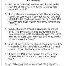 7th grade algebra word problems worksheet. Printable 7th Grade Math Worksheets