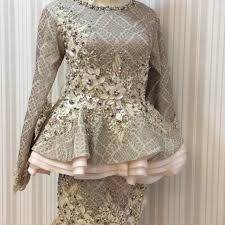 See more of baju peplum kurung cotton on facebook. Baju Pengantin L P Shopee Malaysia